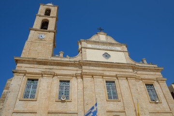 Fototapeta na wymiar Orthodox cathedral in Chania