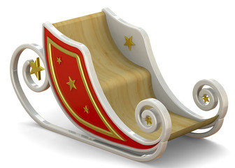 Christmassy Sleigh - 3D