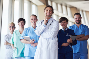 Fototapeta premium group of medical staff at hospital