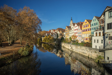Fototapeta na wymiar Tübingen Neckarinsel
