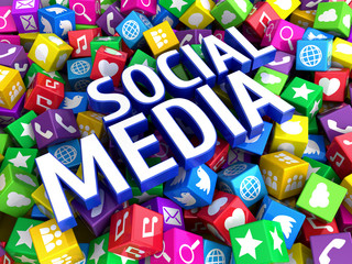 Social media networking concept