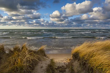 Tuinposter Storm Clouds Over Lake Huron - Ontario, Canada © Brian Lasenby