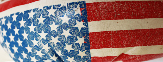 Glove with american flag