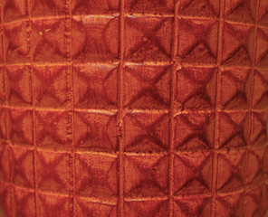 Square pattern raised texture