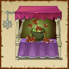 magic potion with some unusual ingredients bears