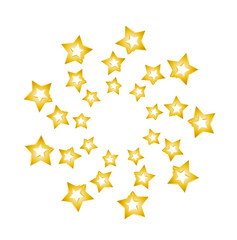 Weihnachten, Weihnachtszeit - Goldene Sterne, Sternschnuppe, Silvester, Sterne im Kreis