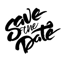 'Save the date' phrase for wedding inviration cards