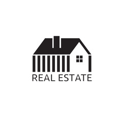 House for real estate business vector design