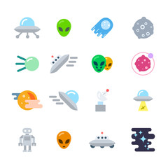 Alien Icons Set