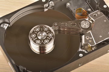 Internals of a harddisk HDD