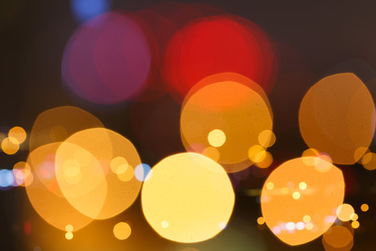 abstract colorful defocused circular facula