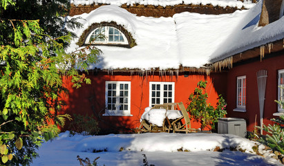 Denmark,winter house