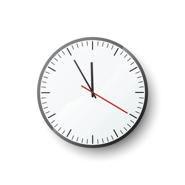 Clock image on white background