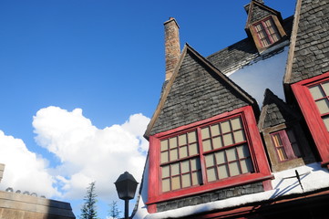 top of a building - retro concept
