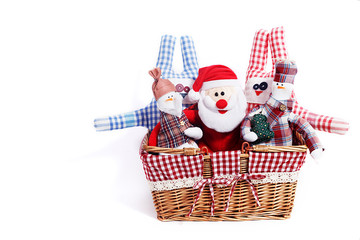 Toys in a basket