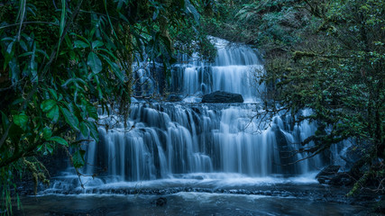 Purakaunui Falls, New Zealand.