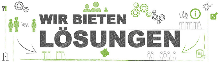 Wir bieten L&ouml;sungen