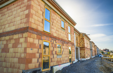 maisons en construction