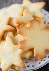 home baked Christmas cookies
