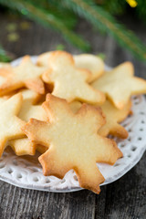 home baked Christmas cookies