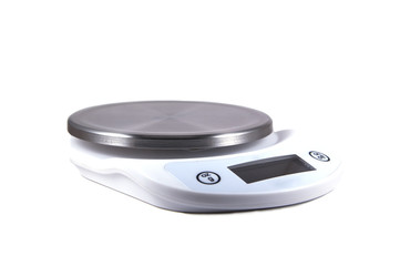 kitchen scale isolated on white background