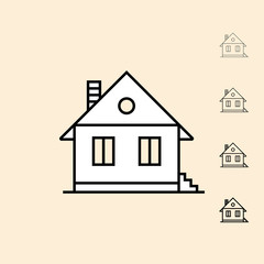 Vector icon of Home