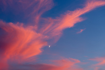 clouds at sunset