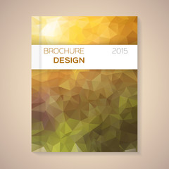 Vector template for brochure