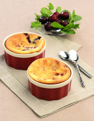 Clafoutis with cherries