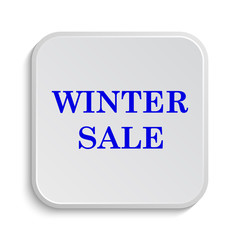 Winter sale icon