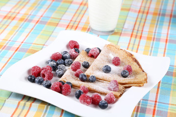 Delicious pancakes