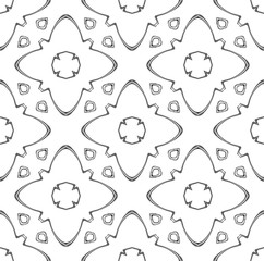 Seamless pattern or background in black and white