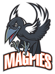 Magpies team mascot