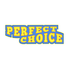 Perfect choice comics icon
