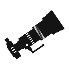 Professional camera simple icon