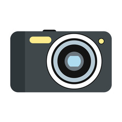 New camera flat icon