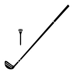 New golf simple icon