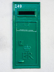 Old mailbox in Hong Kong