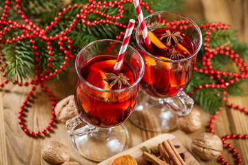 Delicious mulled wine 