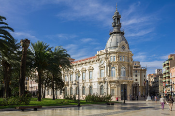 Fototapeta na wymiar City Hall of Cartagena