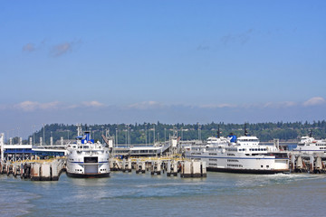 Ferries at Tsawwassen, Canada