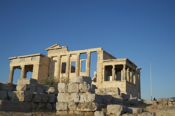 Fototapeta na wymiar Erechteion in Acropolis