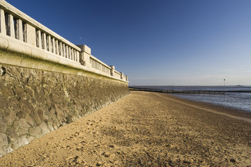 Fototapeta na wymiar Southend Beach, Southend-on-Sea, Essex, England