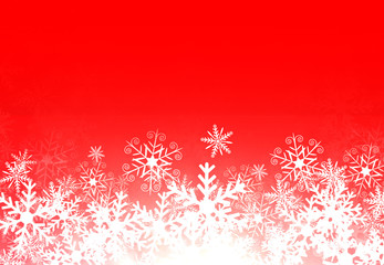 Christmas background with snowflakes.