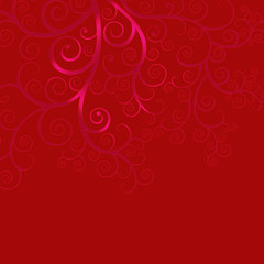 Christmas background with snowflakes.