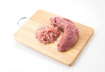 minced pork