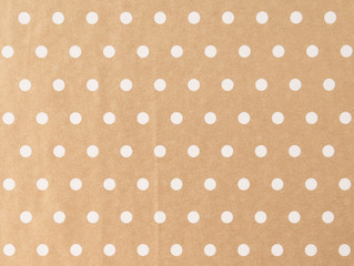 white polkadot with golden background