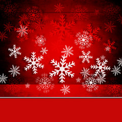 Naklejka na ściany i meble Christmas background with snowflakes.