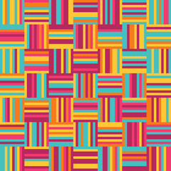 Vector abstract geometric seamless pattern