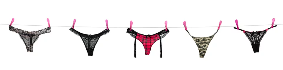 Sexy Panties hanging on a clothesline © Günter Albers